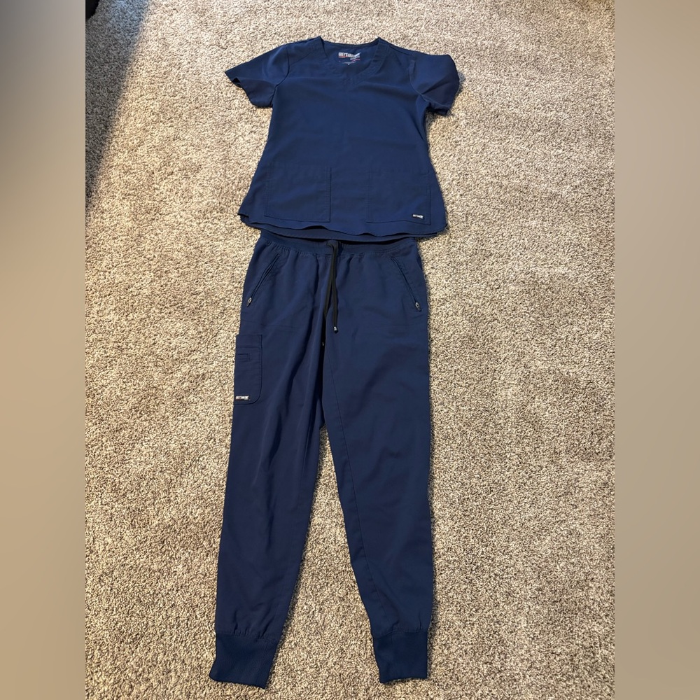 Greys anatomy small navy blue scubs